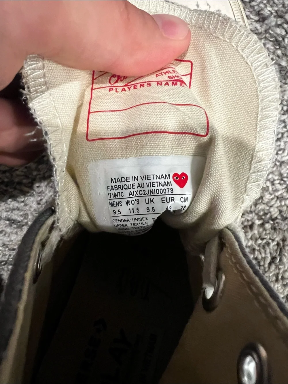 COMME des GARCON x Converse